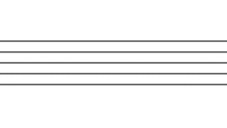blank treble clef music staff